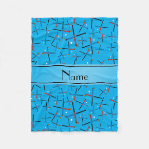 Personalisierter Name Himmelsfeld Fleecedecke