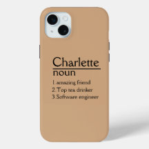 Personalisierter Name iPhone 15 Plus Fall
