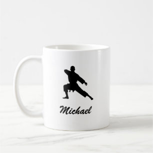 Personalisierter Name Karate / Taekwondo / Judo Kaffeetasse
