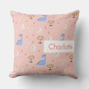 Personalisierter Name Kids Niedliches Muster Kissen
