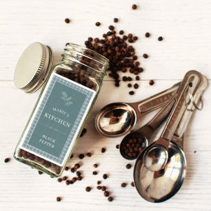 Personalisierter Name Kitchen Spice Jar Labels