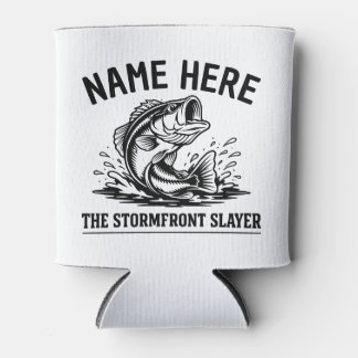 Personalisierter Name Klassischer Bassfisch-Sturm Dosenkühler