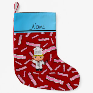 Personalisierter Name Koch Rotspeck Kleiner Weihnachtsstrumpf