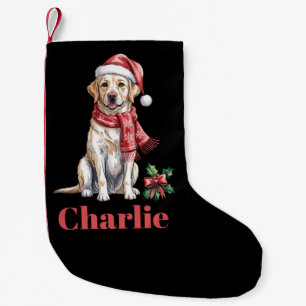 Personalisierter Name Labrador Retriever Weihnacht Kleiner Weihnachtsstrumpf