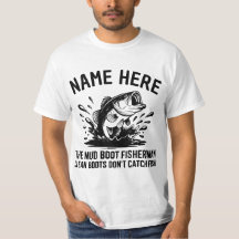 Personalisierter Name Largemouth-Bass-Angler