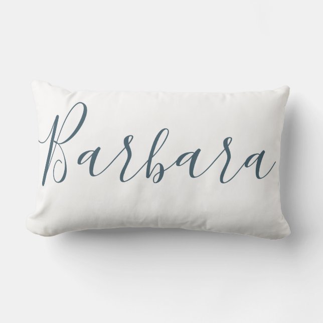 Personalisierter Name Lendenkissen (Vorderseite)