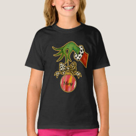 personalisierter Name Leopard-Bogen-Papageien-Schm T-Shirt