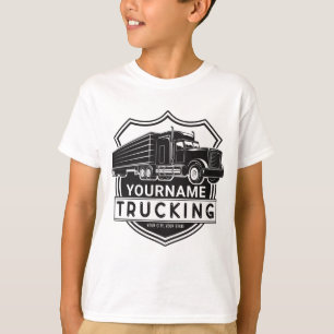 Personalisierter NAME LKW-Fernverkehr Sattelzug Sa T-Shirt
