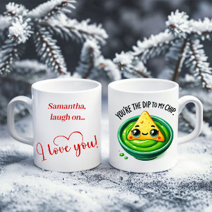 Personalisierter Name Lustige Lebensmittel-Tasse S Kaffeetasse