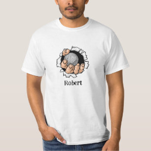 Personalisierter Name Lustiger Golfball T-Shirt