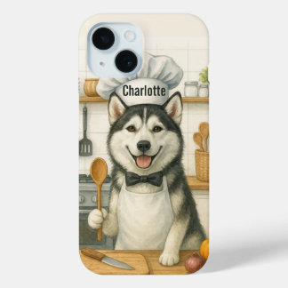 Personalisierter Name Lustiger Sibirischer Husky H Case-Mate iPhone Hülle
