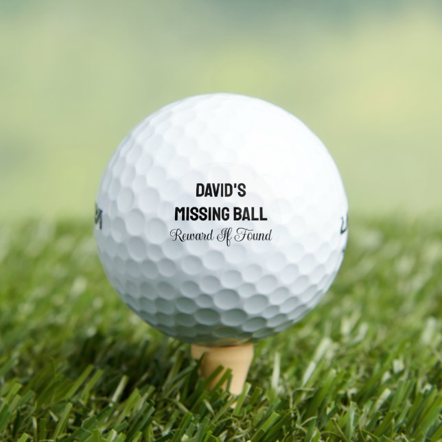 Personalisierter Name Lustiger Verlorener Golf Fam Golfball (Insitu T-Shirt)