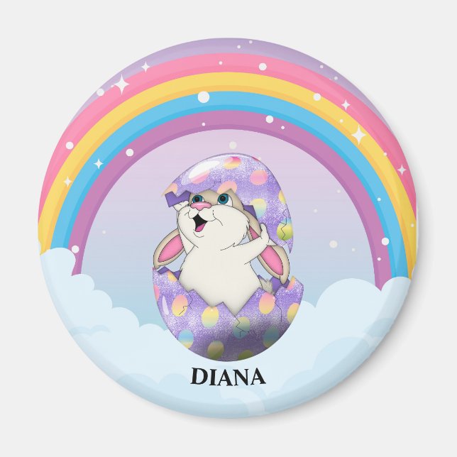 personalisierter Name-Magnet Magnet (Vorne)