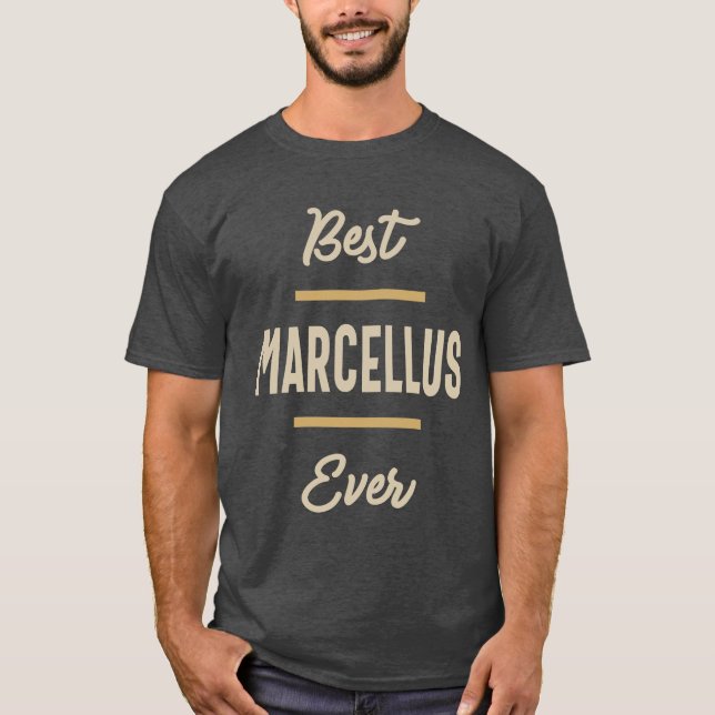 Personalisierter Name Marcellus T-Shirt (Vorderseite)