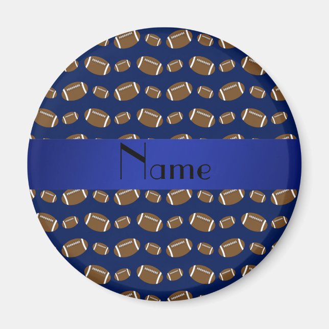 Personalisierter Name Marinebullen Magnet (Vorne)