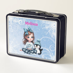 Personalisierter Name Metal Lunchbox
