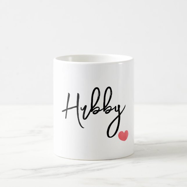 Personalisierter Name mit einem Geschenk für Herz Kaffeetasse (Mittel)
