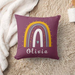 Personalisierter Name mit Minimalistischem Boho Ra Kissen