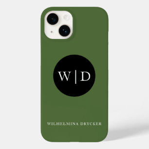 Personalisierter Name mit Monogramm Case-Mate iPhone 14 Hülle