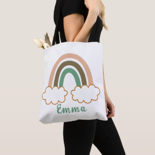 Personalisierter Name mit Trendy Boho Rainbow