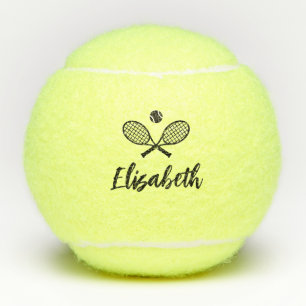 Personalisierter Name Moderne Handschrift Tennisbälle