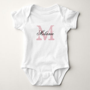 Personalisierter Name Monogram Baby Strampler Jump