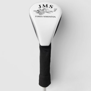 Personalisierter Name Monogram Name Golf Club Hat  Headcover