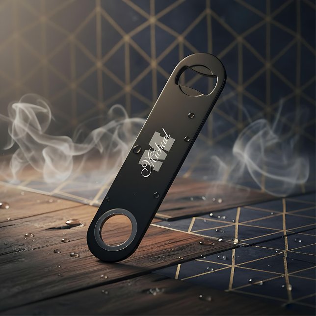 Personalisierter Name Monogram Pro Speed Flaschenö Flaschenöffner (Von Creator hochgeladen)