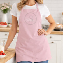 Personalisierter Name Monogramm Dusty Rose
