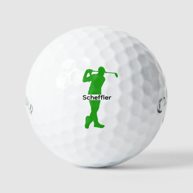 Personalisierter Name/Monogramm eines benutzerdefi Golfball (Vorderseite)