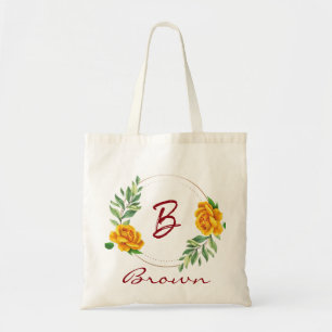 Personalisierter Name Monogramm Totbeutel Tragetasche