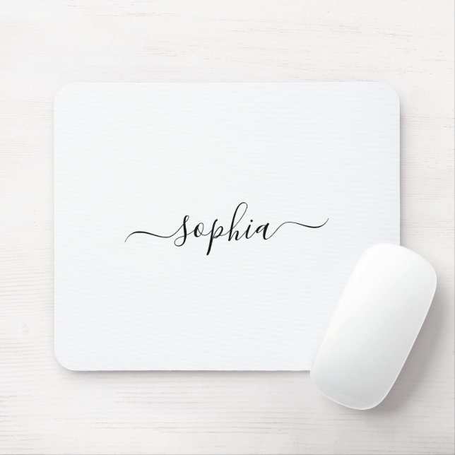 Personalisierter Name Mouse Pad für stilvolle Work Mousepad (Mit Mouse)