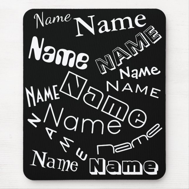 Personalisierter Name Mousepad (Vorne)