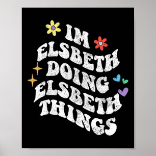 Personalisierter Name Mütter Tag Outfit für Frauen Poster