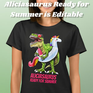 Personalisierter Name NamoSaurus Cool T-Rex T-Shirt