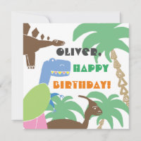 Personalisierter Name Niedlich Dino Dinosaur Kinde