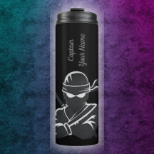 Personalisierter Name Ninja Kapsel Thermal Tumbler