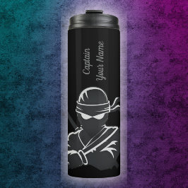 Personalisierter Name Ninja Kapsel Thermal Tumbler Thermosbecher