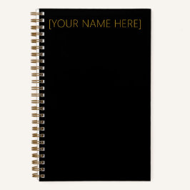 Personalisierter Name oder Monogram-Notebook Notizbuch