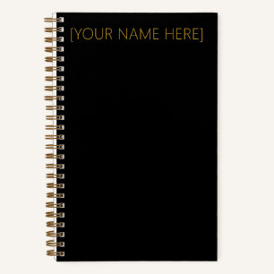 Personalisierter Name oder Monogram-Notebook Notizbuch
