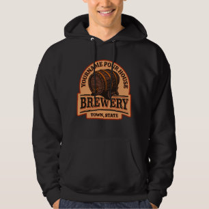 Personalisierter NAME Old Oak Barrel Bierbrauerei  Hoodie