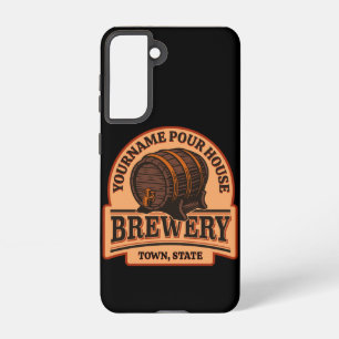 Personalisierter NAME Old Oak Barrel Bierbrauerei Samsung Galaxy Hülle