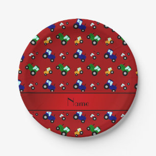 Personalisierter Name Pappteller