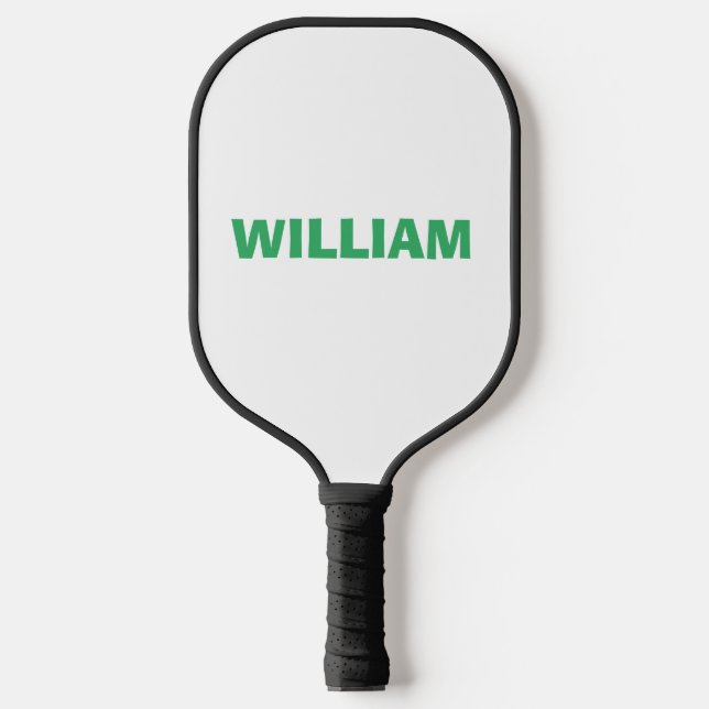 Personalisierter Name Pickleball Schläger (Vorderseite)