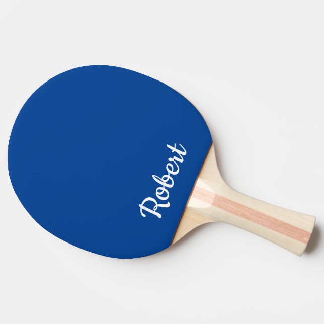 Personalisierter Name Ping Pong Paddle Tischtennis Schläger (Seitenansicht)