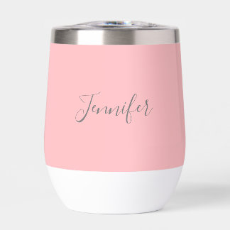 Personalisierter Name Pink Script Simple