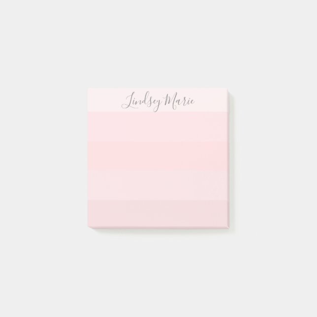 PERSONALISIERTER Name Postit-Notizen Post-it Klebezettel (Vorderseite)