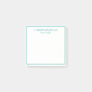PERSONALISIERTER Name Postit-Notizen Post-it Klebezettel