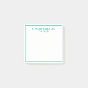 PERSONALISIERTER Name Postit-Notizen Post-it Klebezettel