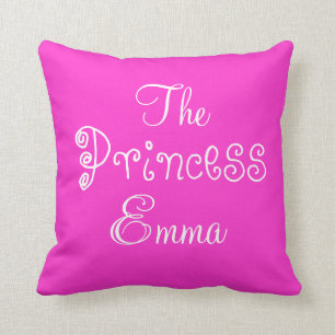 Personalisierter Name Princess Emma Pillow Kissen